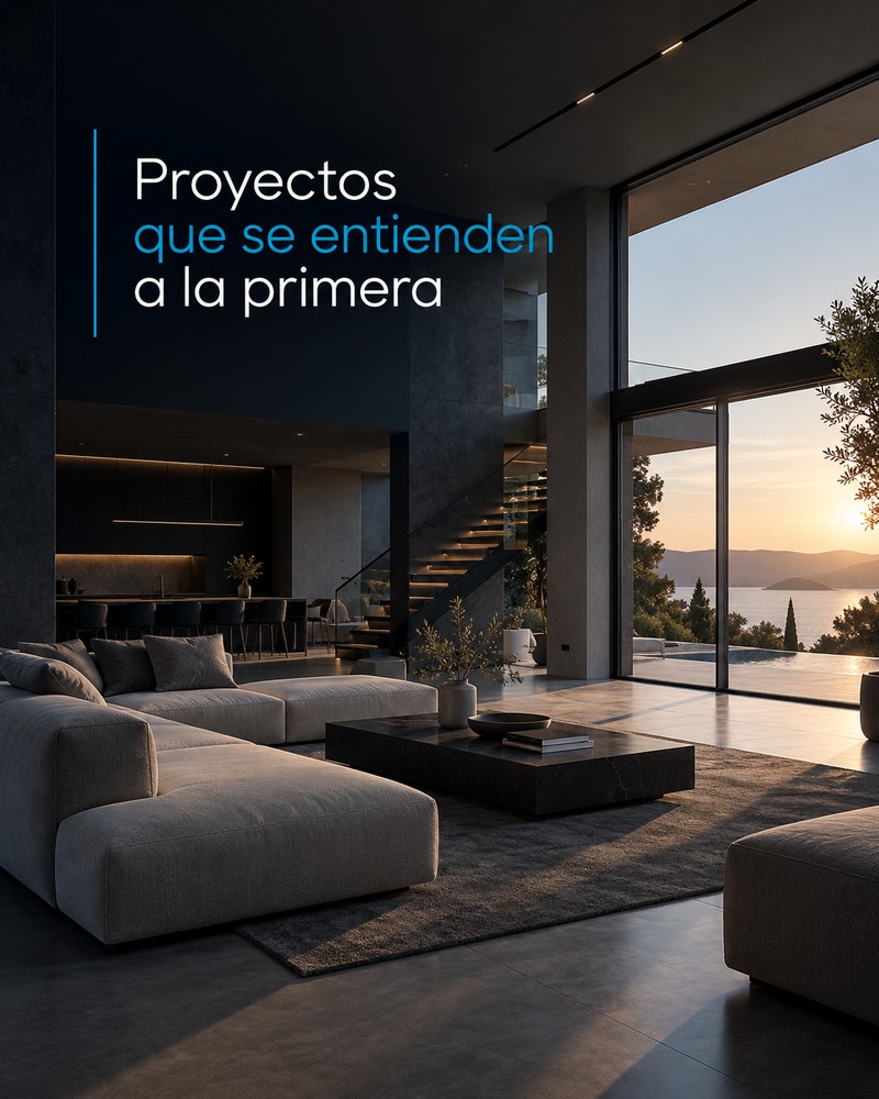 Anuncio de arquitectura: Proyectos que se entienden a la primera